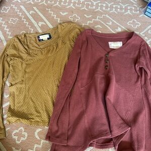 Anthropologie Maeve Shirt Bundle